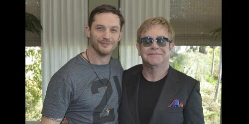 Rocketman: prima foto con Tom Hardy e Elton John