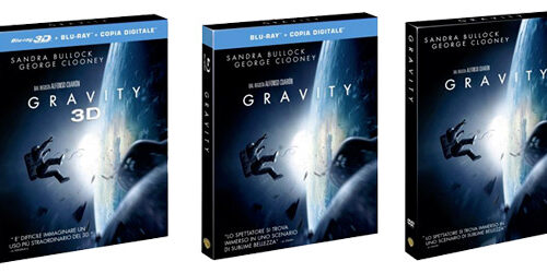 Gravity dal 26 febbraio in DVD, Blu-ray e Blu-ray 3D