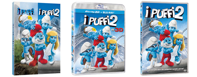 I Puffi 2 in DVD, Blu-ray, Blu-ray 3D