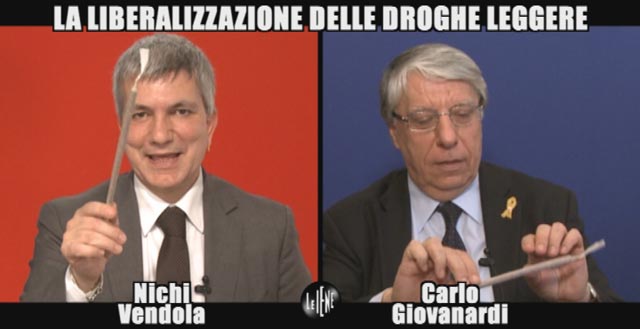 Nichi Vendola e Carlo Giovanardi