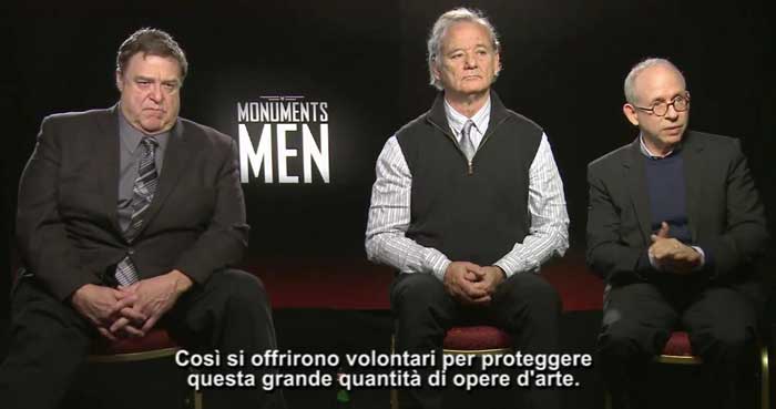 Featurette Monuments Men: Bill Murray - John Goodman - Bob Balaban