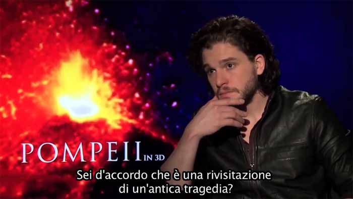 Intervista a Kit Harington - Pompei