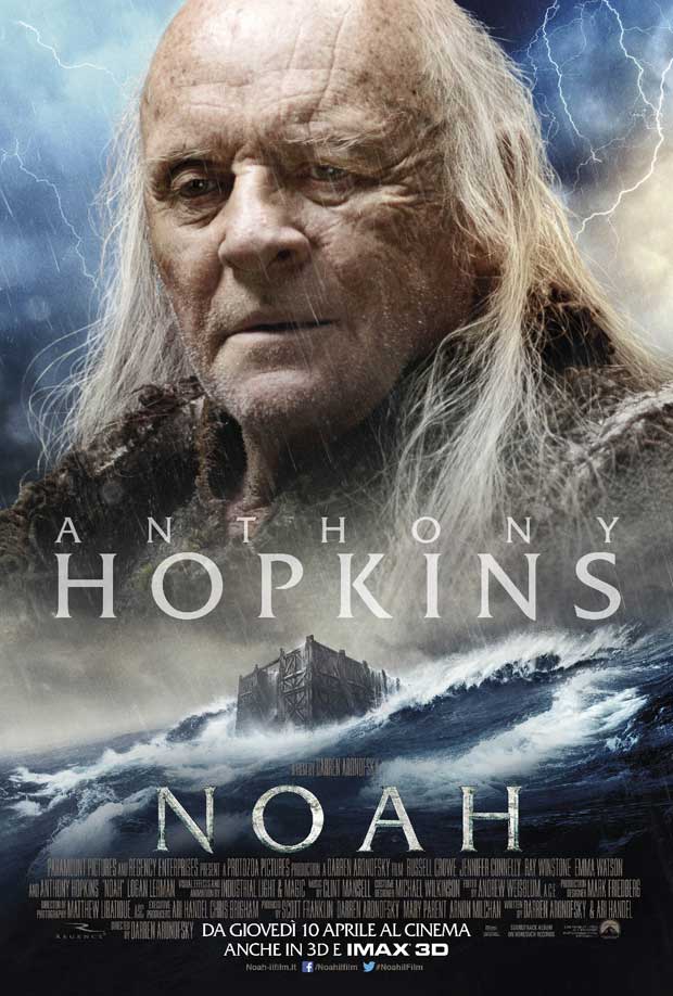 Noah, il Character Poster di Anthony Hopkins