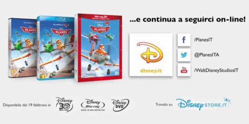 Planes: promo homevideo DVD, Blu-ray, Blu-ray 3D