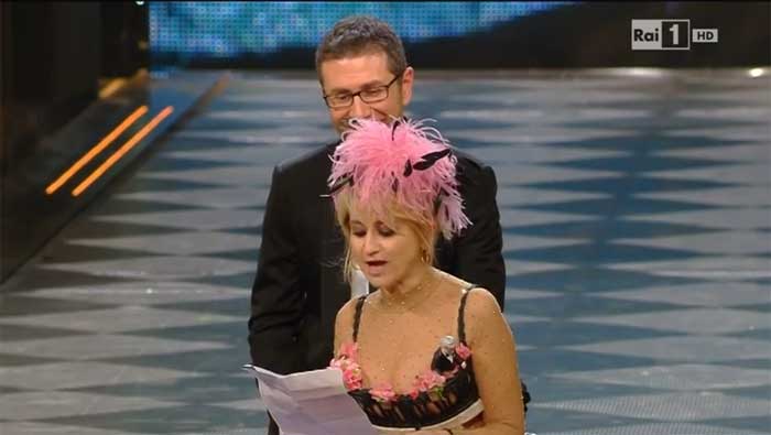 Sanremo 2014: la preghiera di Luciana Littizzetto