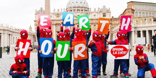 29 Marzo 2014: Spider-Man e WWF insieme per l’Earth Hour