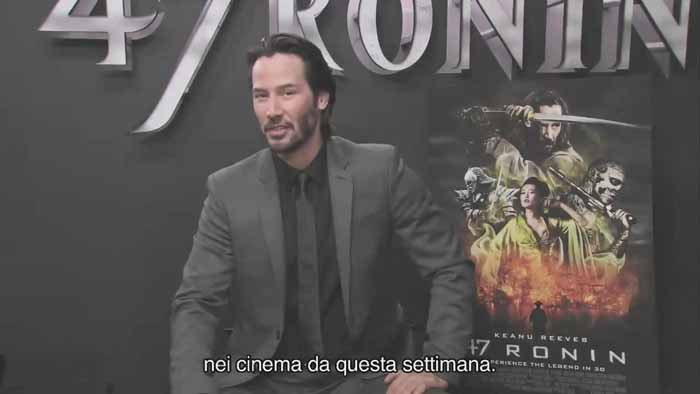 47 Ronin: video saluto di Keanu Reeves