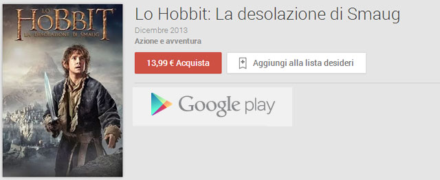 Lo Hobbit: La Desolazione di Smaug disponibile in digital download