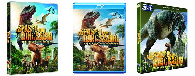 A Spasso con i Dinosauri in DVD e Blu-ray