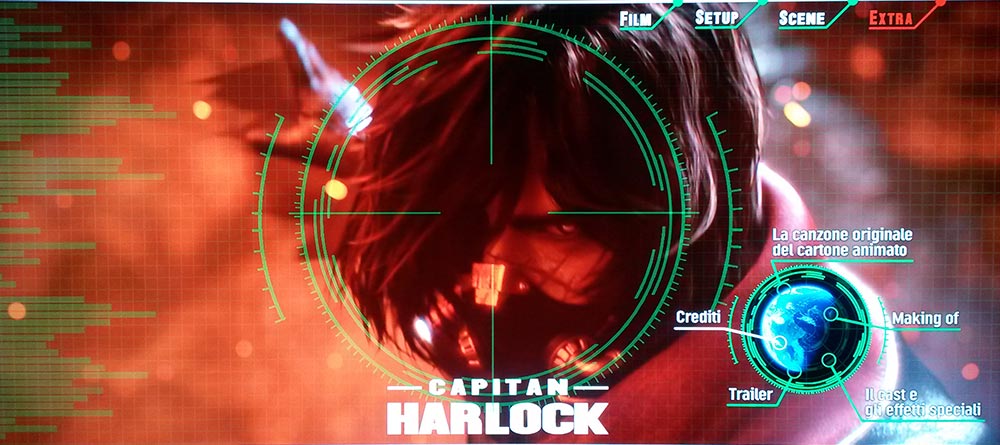 Il Blu-ray di Capitan Harlock