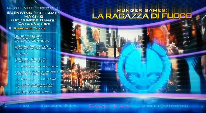 Il Blu-ray di Hunger Games: La ragazza di fuoco