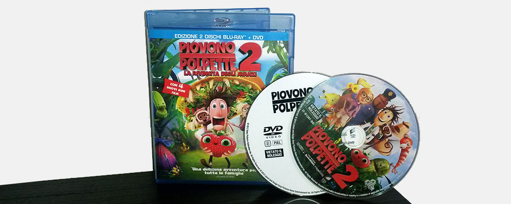 Il Blu-ray di Piovono polpette 2