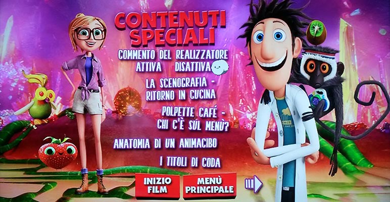 Il DVD di Piovono polpette 2