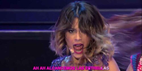 Clip Alcancemos las estrellas – Violetta backstage pass