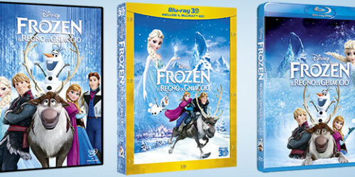 Frozen – Il Regno Di Ghiaccio in DVD, Blu-ray 3D e 2D dal 9 aprile