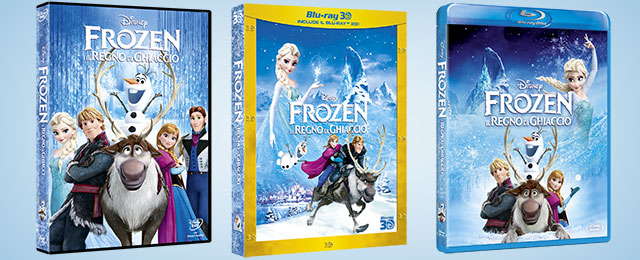 Frozen - Il Regno Di Ghiaccio in DVD, Blu-ray