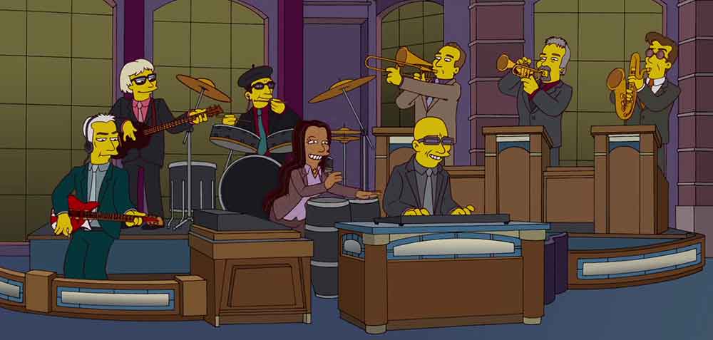 I Simpson - Apertura con David Letterman
