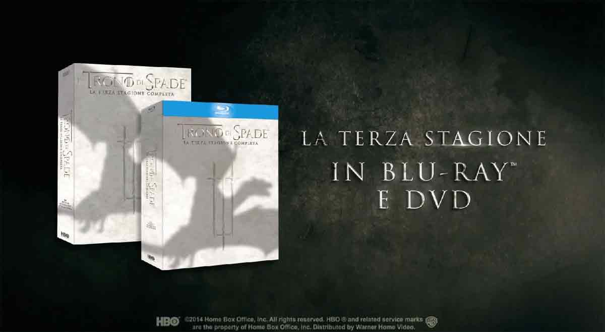 Promo - Il Trono di Spade - Terza Stagione in Blu-ray e DVD