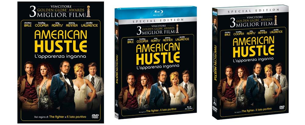 American Hustle in DVD e Blu-ray