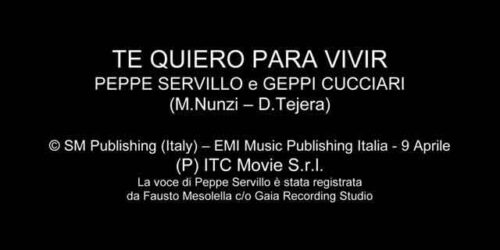 Clip Te Quiero Para Vivir – Un Fidanzato Per Mia Moglie