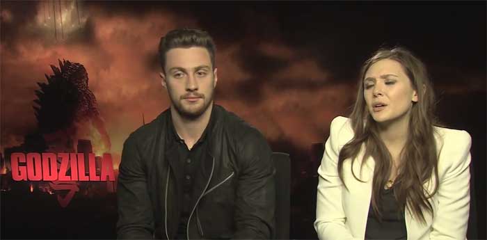 Godzilla - Intervista a Aaron Taylor-Johnson e Elizabeth Olsen