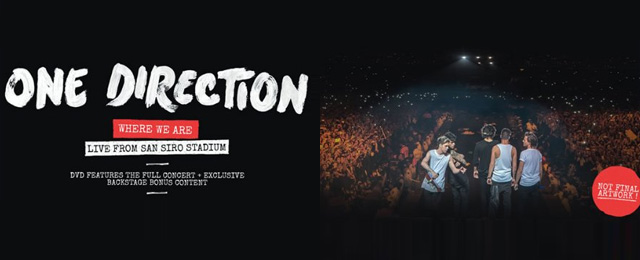 One Direction, a San Siro il film del Where We Are Tour 2014