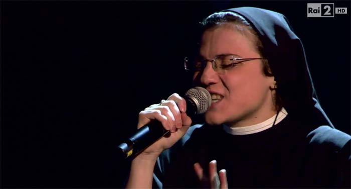 The Voice 2014, Live 4: Suor Cristina Scuccia canta 'The time of my life'