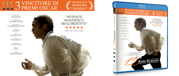 12 Anni Schiavo in DVD, Blu-ray