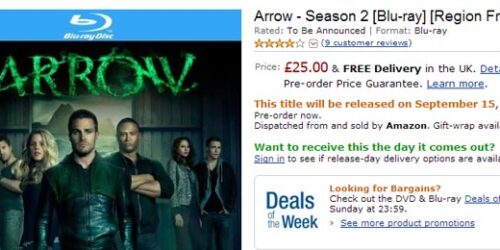 Arrow: seconda stagione da Autunno in Blu-ray e DVD