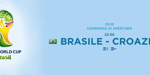 Mondiali 2014, Rai: Brasile – Croazia, 12 giugno dalle 22