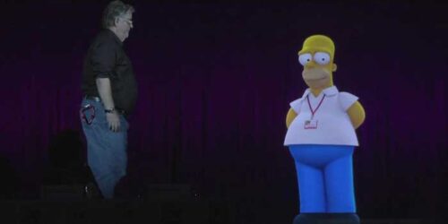 Comic-Con 2014: Homer Simpson in Ologramma