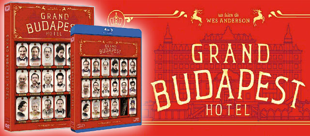 Grand Budapest Hotel in DVD, Blu-ray