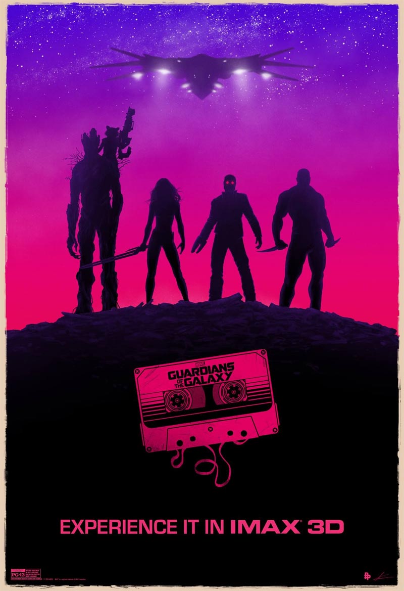 Guardiani della Galassia: il poster speciale delle proiezioni IMAX