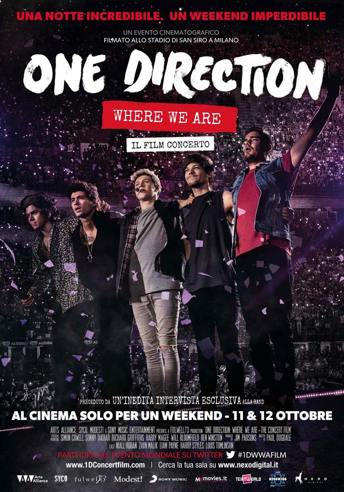 One Direction 'Where We Are' Il Film Concerto