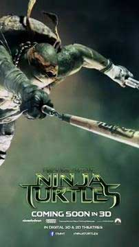 Tartarughe Ninja - Motion Poster Michelangelo