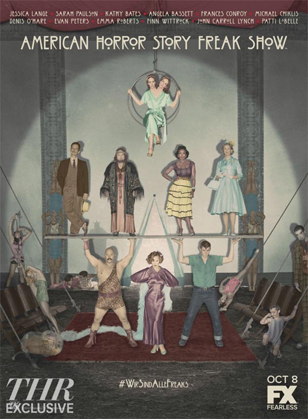 American Horror Story, primo poster per Freak Show