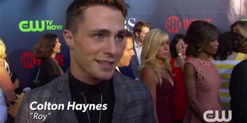 Arrow – Colton Haynes TCA Red Carpet Interview