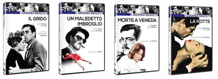 I Grandi Registi del Cinema Italiano dal 18 settembre in DVD