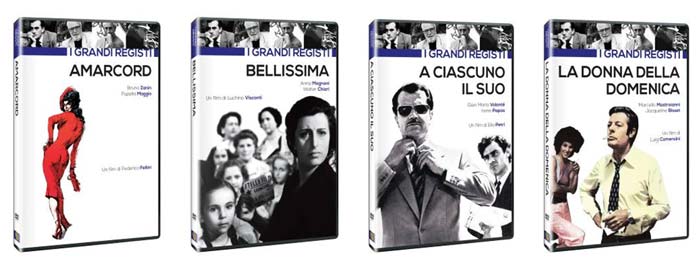 I Grandi Registi del Cinema Italiano dal 18 settembre in DVD