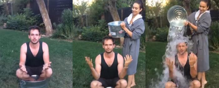 #IceBucketChallenge: Patrick J. Adams