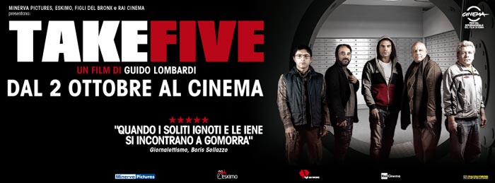 Take Five di Guido Lombardi al cinema dal 2 ottobre