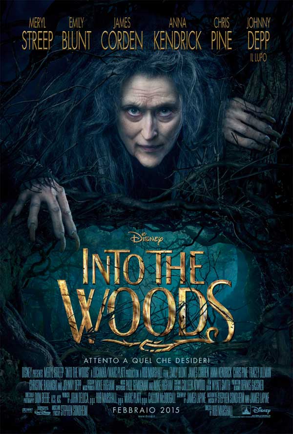 Into The Woods, Nuovo Poster Del Film Disney dal Cast Stellare