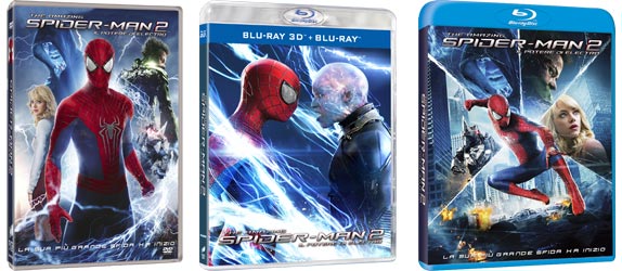 The Amazing Spider-Man 2 in DVD, Blu-ray, BD3D