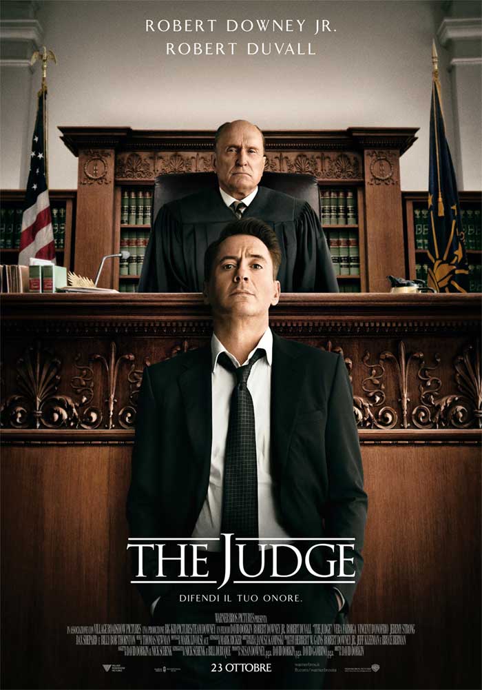The Judge, Poster ufficiale italiano