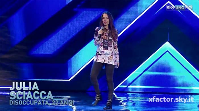 X Factor 2014 - Jiulia Sciacca - Audizioni Bologna