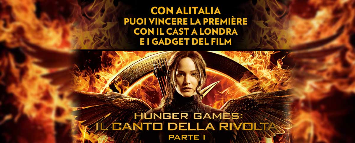 Concorso: Vola con Alitalia e vinci Hunger Games: il canto della rivolta