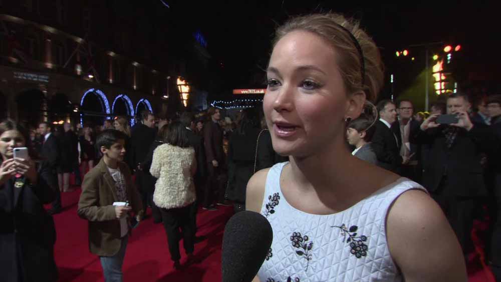 Intervista a Jennifer Lawrence - Hunger Games: Il canto della rivolta - Parte 1 [Premiere Londra]