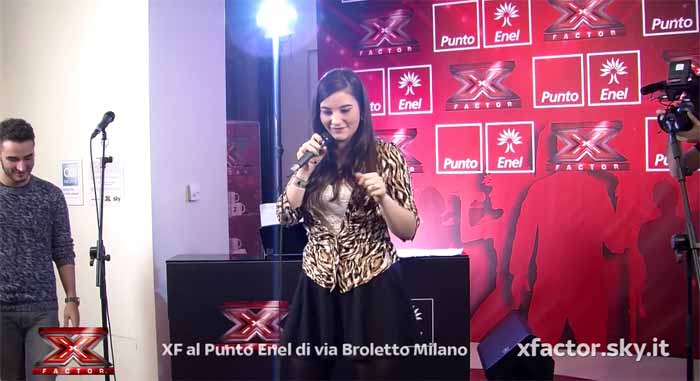 X Factor 2014 - Vivian al Punto Enel di Milano
