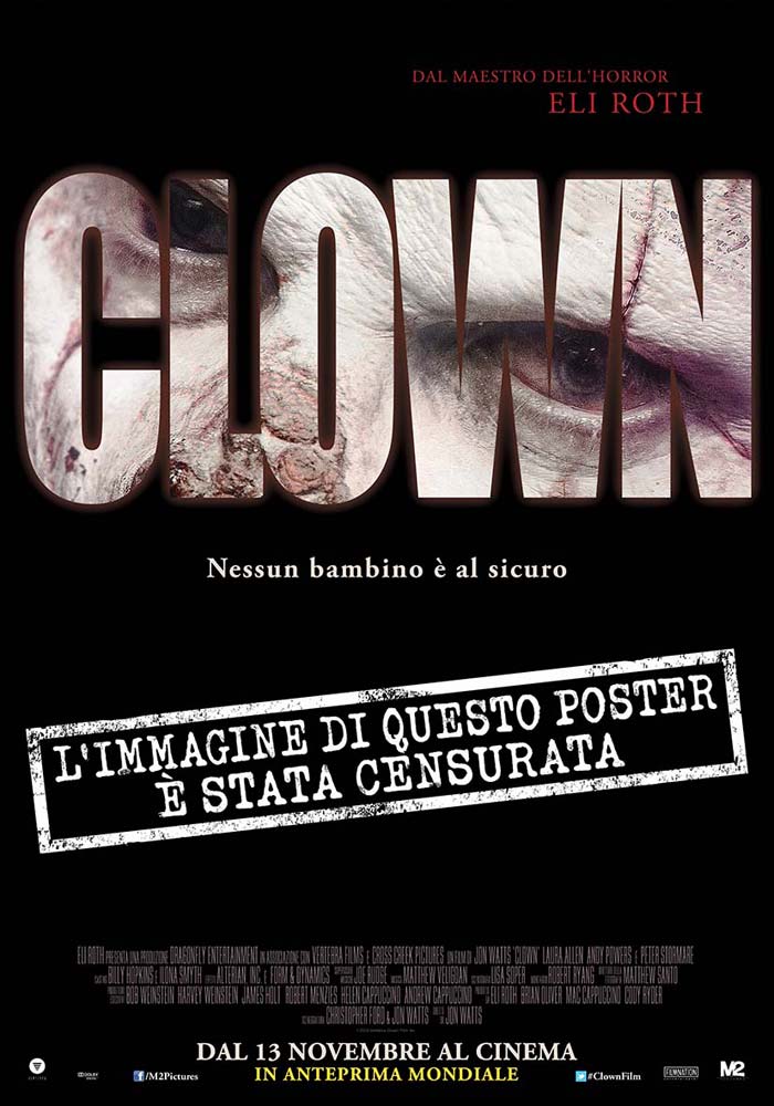 Clown: Censurato il poster italiano