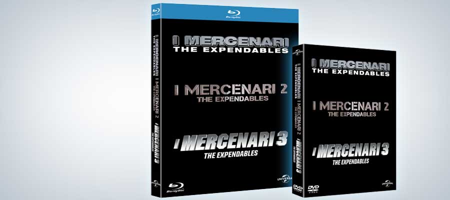 I Mercenari 3 in DVD, Blu-ray